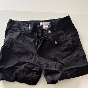 Black Casual Shorts